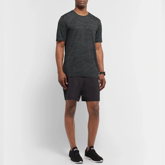Lululemon - Metal Vent Breathe Short Sleeve - Asphalt Grey/Obsidian Camo - Picture 3 of 9